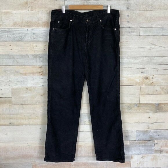 7 For All Mankind A Pkt Straight Corduroy Pants 38 - Picture 1 of 8